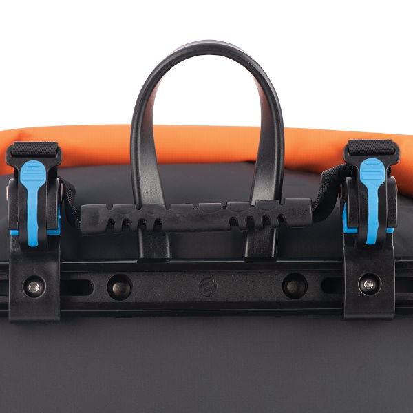 OXFORD AQUA V 20 SINGLE Q/R PANNIER BAG ORANGE/BLACK
