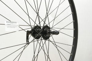 27.5 650B 7/8 Speed Rear Black Screw On Disc Quick Release Wheel