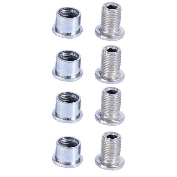 OXFORD TRIPLE CHAINRING BOLTS (10 BOLTS + 5 NUTS