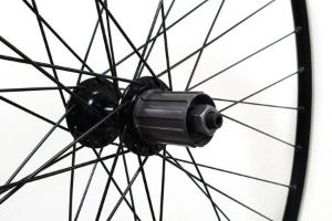 700C Narrow 10/11 Speed Black Cassette Wheel