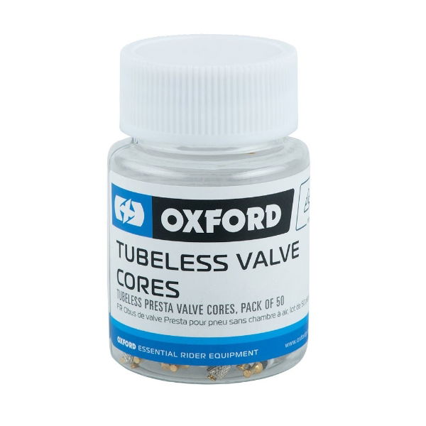 OXFORD TUBELESS VALVE CORES POT OF 50