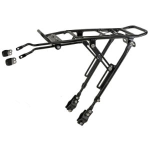 Alloy Rear Adjustable Pannier Carrier Black