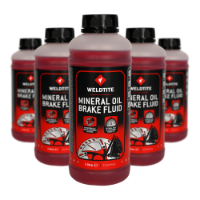 Weldtite 1 Litre Mineral Oil Brake Fluid